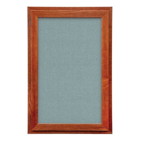 United Visual Products Outdoor Enclosed Combo Board, 42"x32", White Frame/Grey & Amethyst UVCB4232ODW-GREY-AMETHY